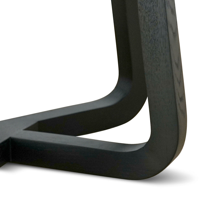 1.5m Round Dining Table - Full Black - View 5