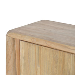 Ex Display - CDT8690 1.3m Storage Cabinet - Natural