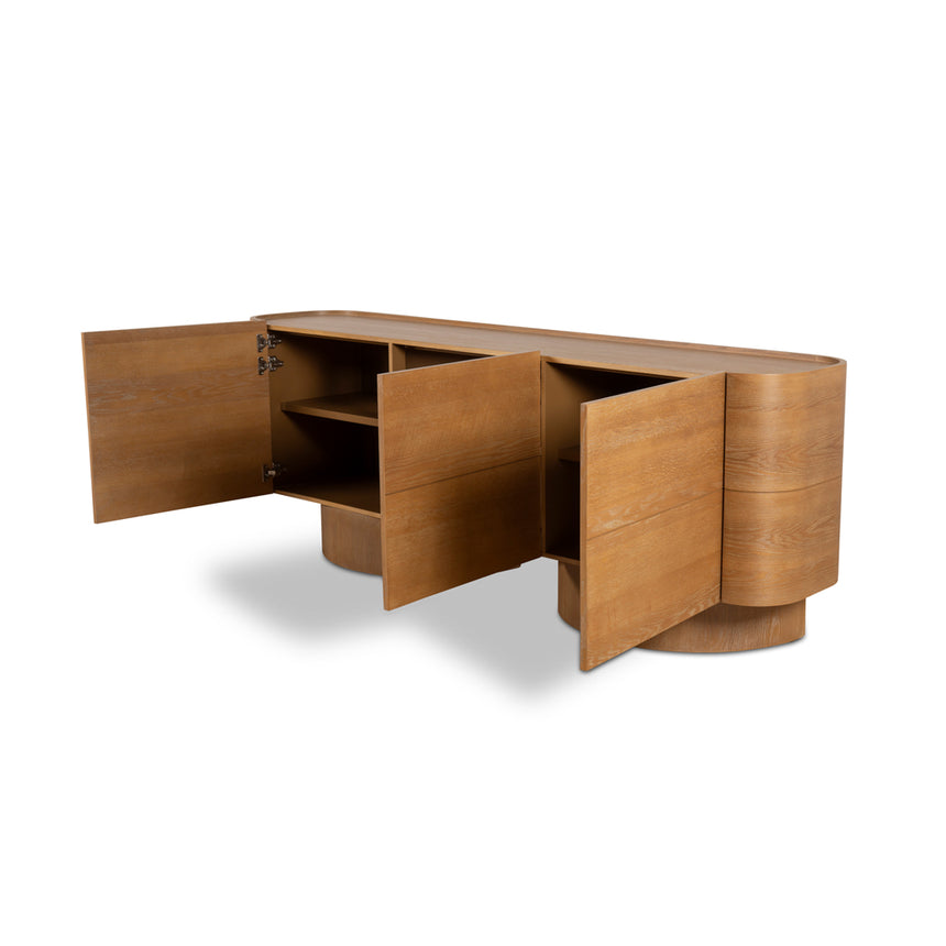 2.2m Buffet Unit - Dusty Oak - View 7