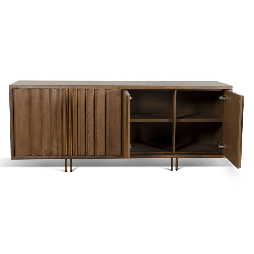 2m Buffet Unit - Caramel Oak - View 4