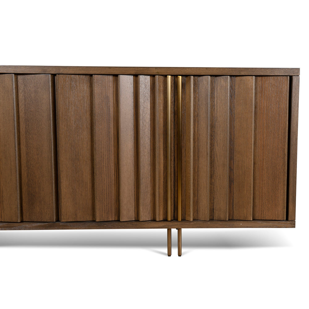 2m Buffet Unit - Caramel Oak - View 5