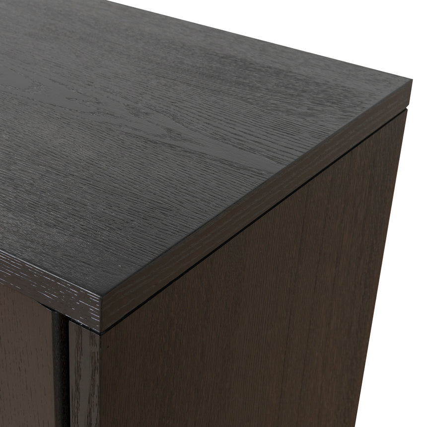 2m Buffet Unit - Textured Espresso Black - View 11