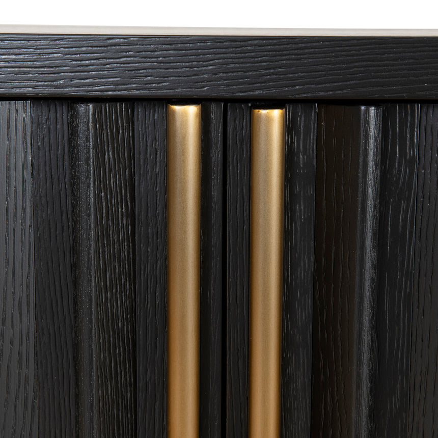 2m Buffet Unit - Textured Espresso Black - View 13