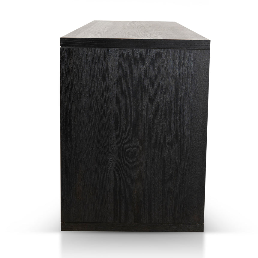 2m Buffet Unit - Textured Espresso Black - View 6