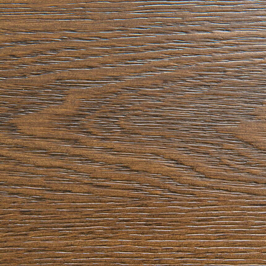 2.4m Pill Shape Dining Table - Caramel Oak - View 10