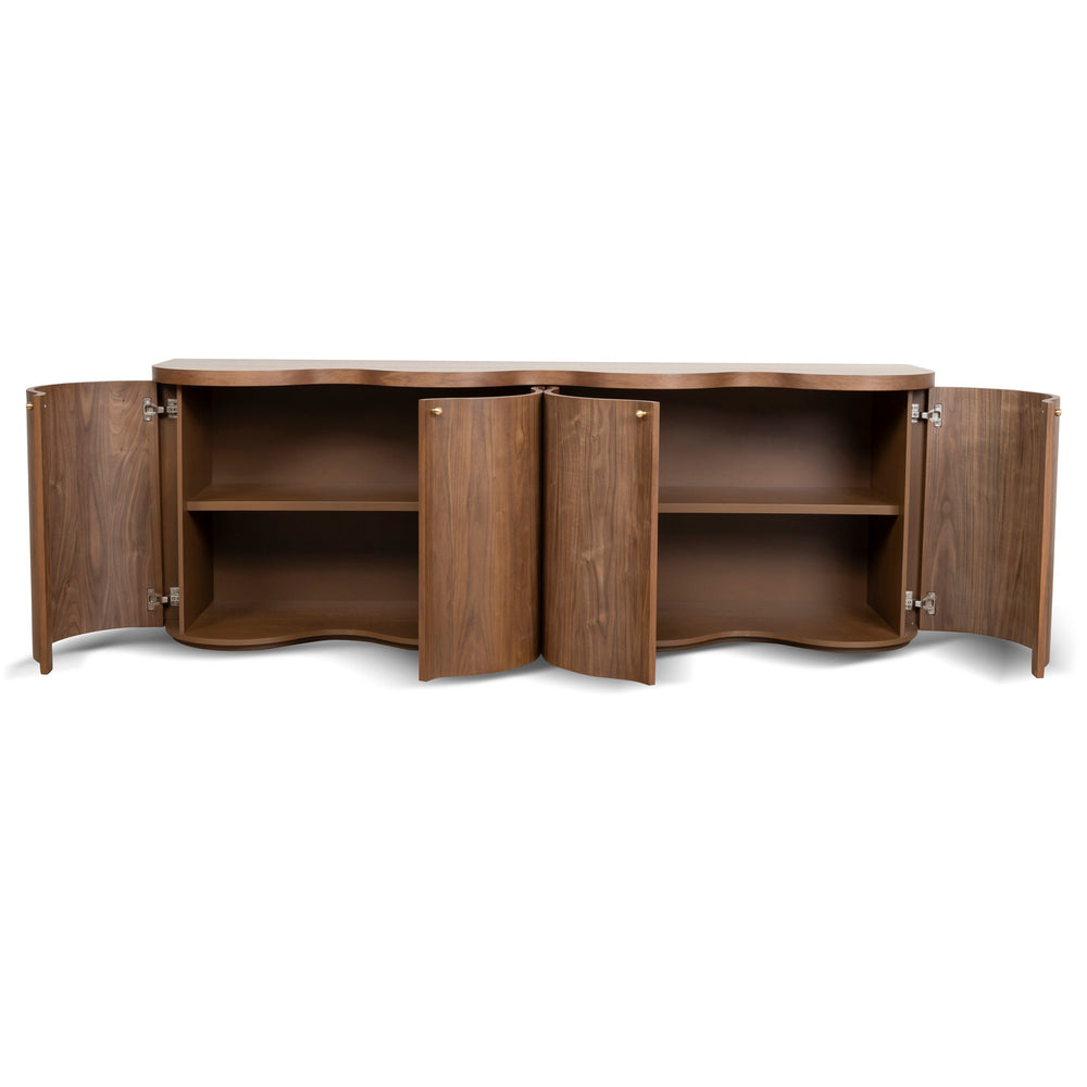 2.15m Buffet Unit - Light Walnut - View 3