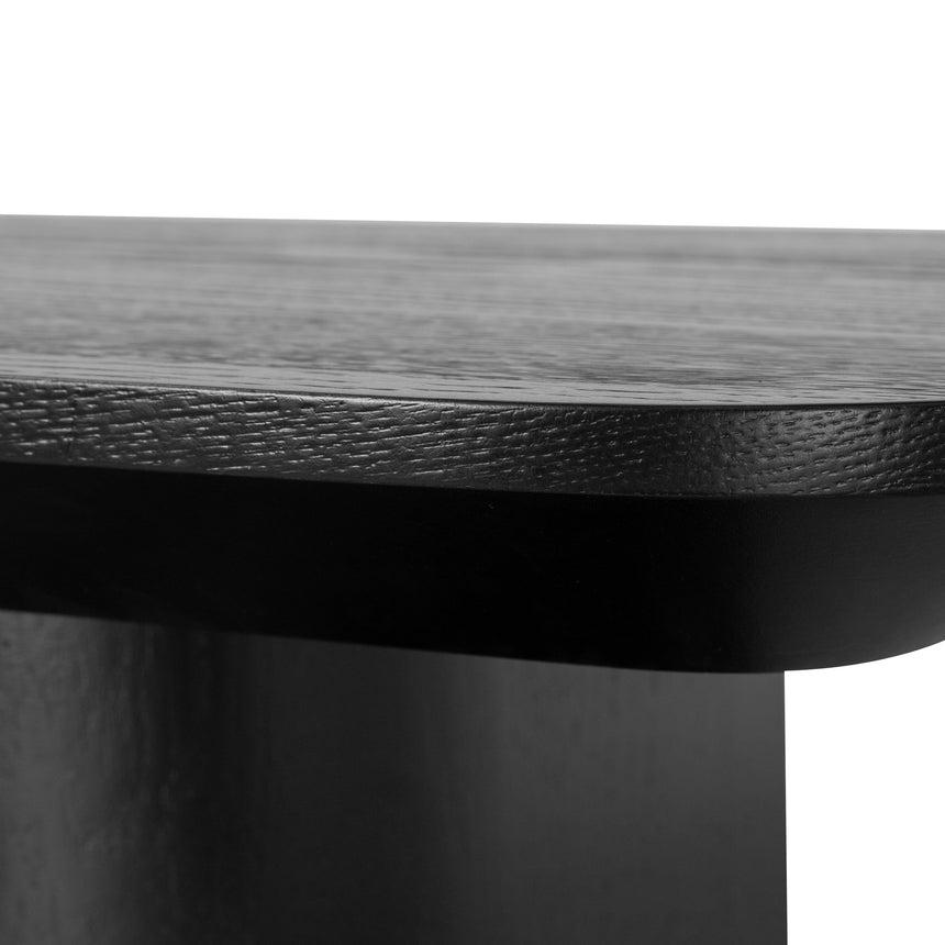 1.5m Console Table - Textured Espresso Black - View 8