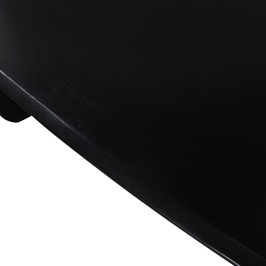 2.2m Dining Table - Full Black - View 8