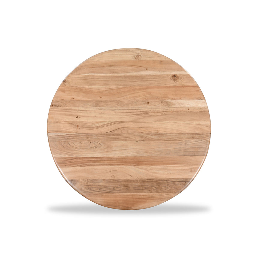 1.2m Round Dining Table - Natural - View 10