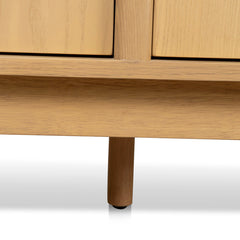 CDT8736-KK 2.1m Travertine Top Sideboard Unit - Creme Ash