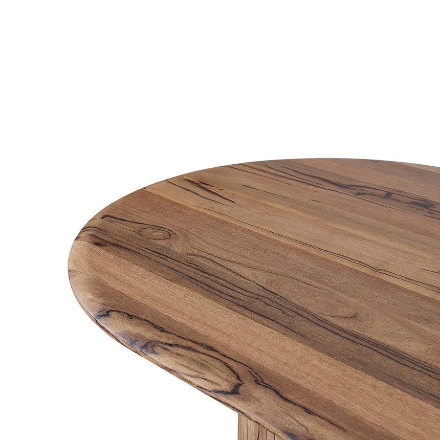 2.4m Oval Dining Table - Natural - View 4