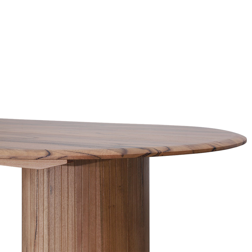 2.4m Oval Dining Table - Natural - View 6