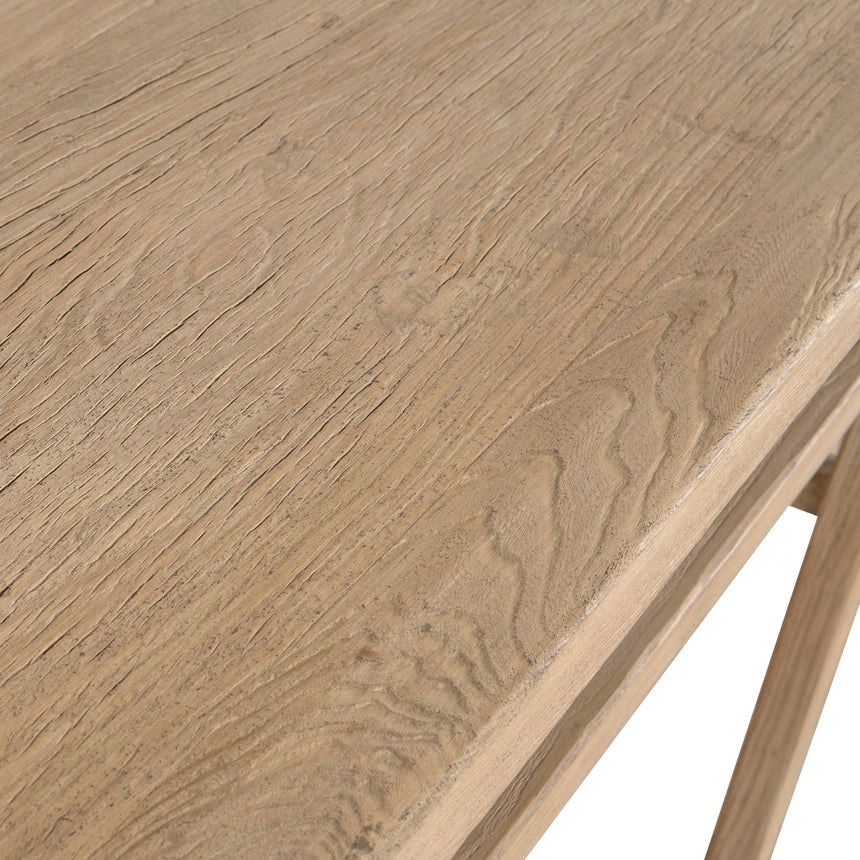 1.8m Elm Console Table - Natural - View 12
