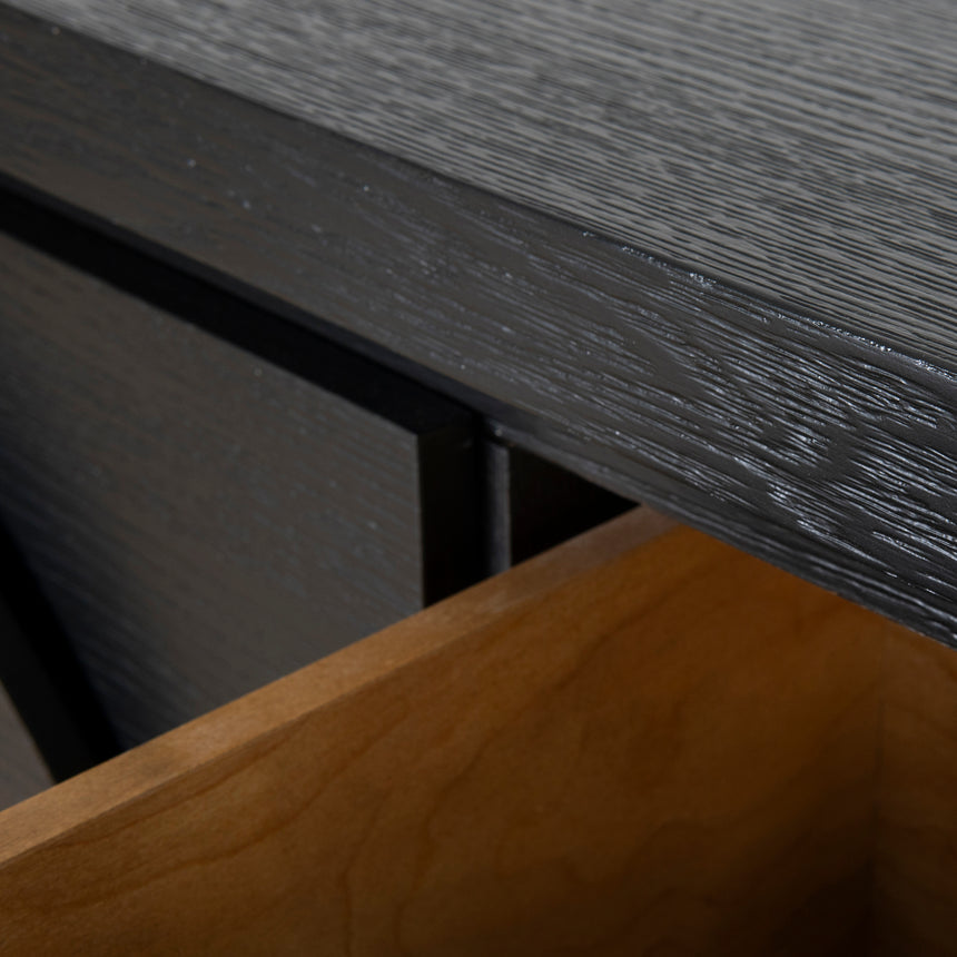1.6m Dressing Unit - Textured Espresso Black - View 14