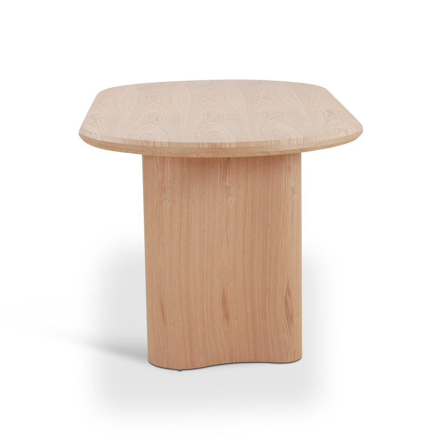 1.8m Oval Dining Table - Natural - View 3