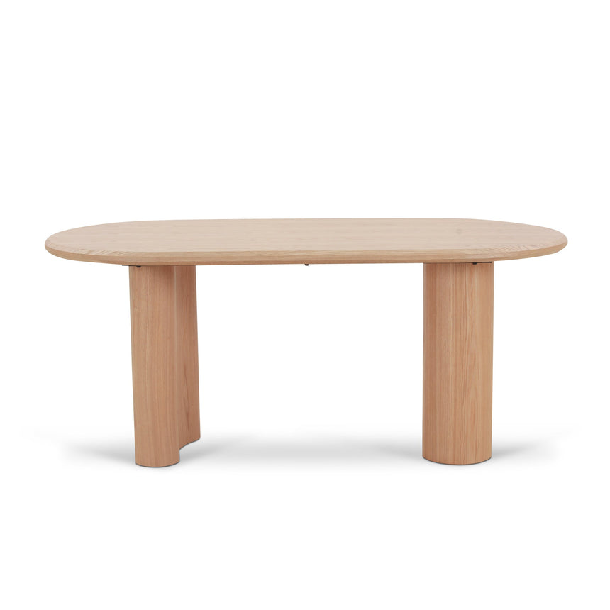 1.8m Oval Dining Table - Natural - View 4