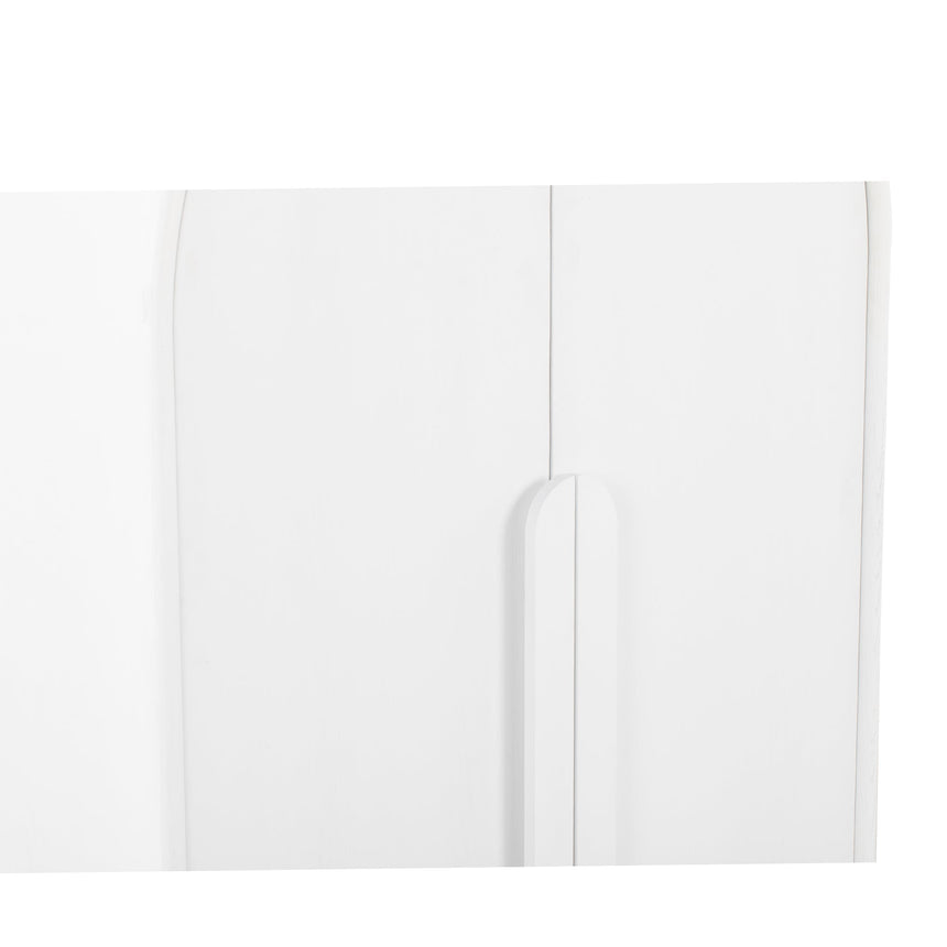 Ash Curve Cabinet - White - View 7