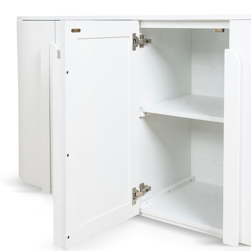 1.6m Sideboard - Full White - View 16