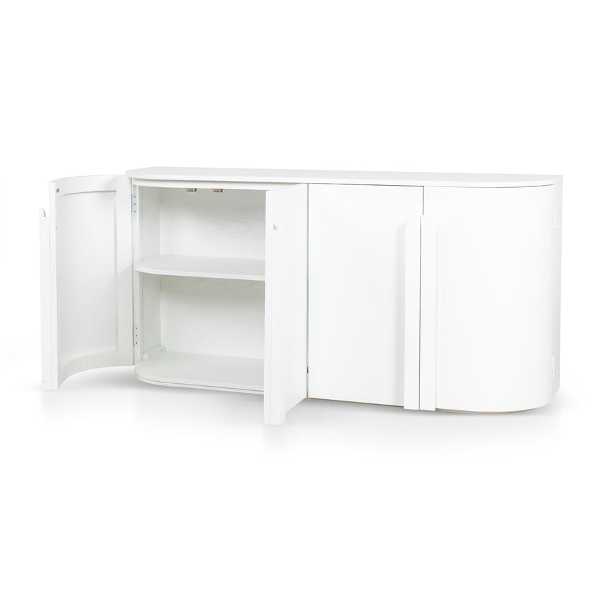 1.6m Sideboard - Full White - View 7