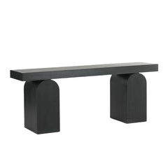 CDT8958-NI 1.9m New Elm Console Table - Full Black
