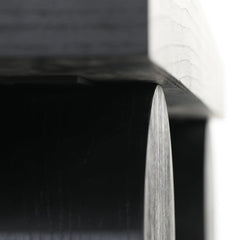 CDT8958-NI 1.9m New Elm Console Table - Full Black