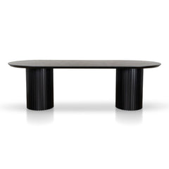 CDT8973-CN 2.5m Wooden Dining Table - Black