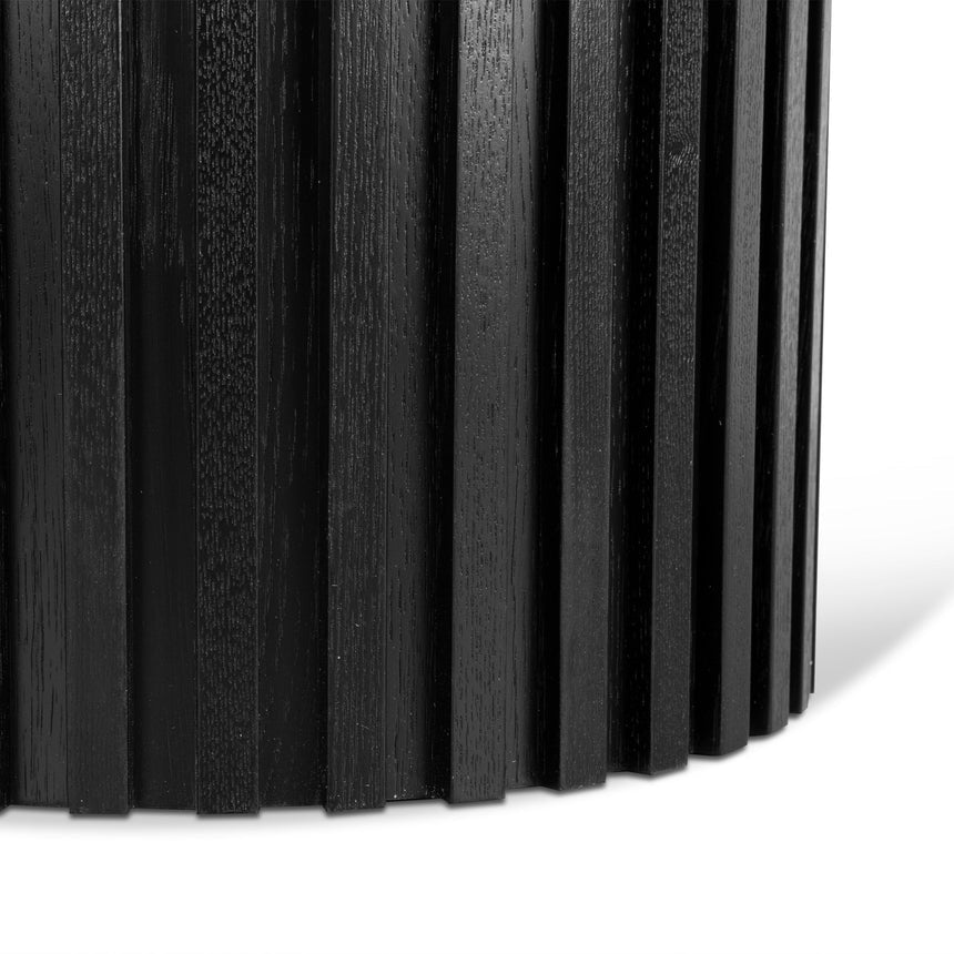 2.5m Wooden Dining Table - Black - View 6