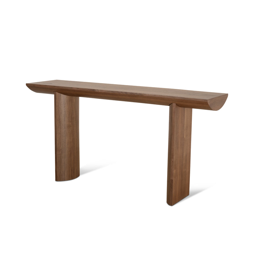 1.6m Console Table - Walnut Veneer