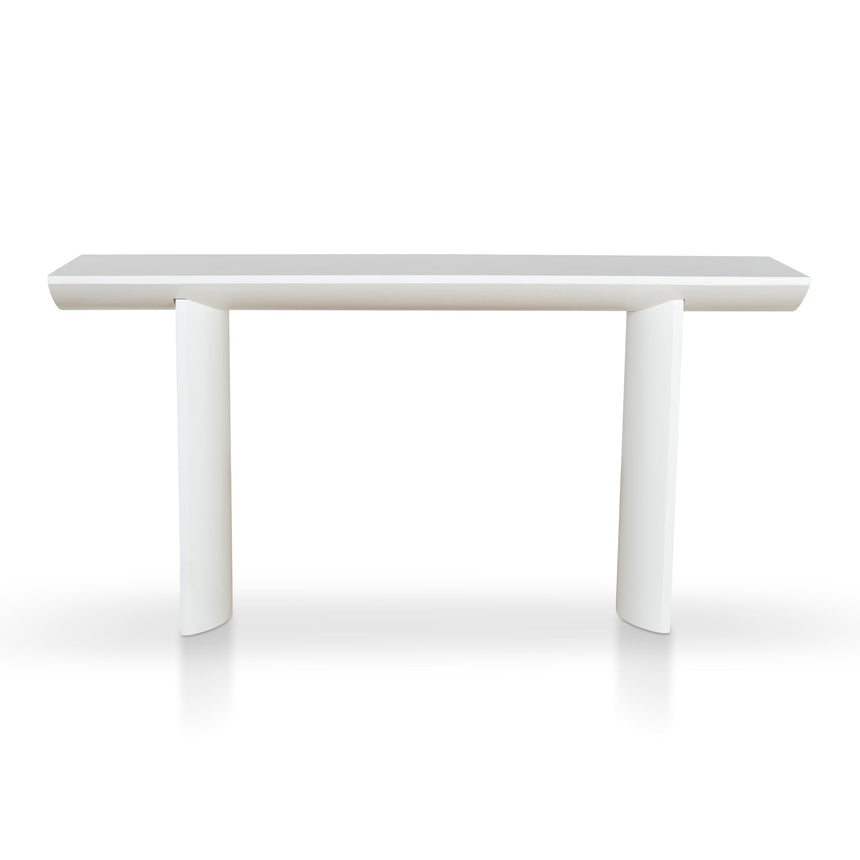 1.6m Console Table - White Oak - View 3