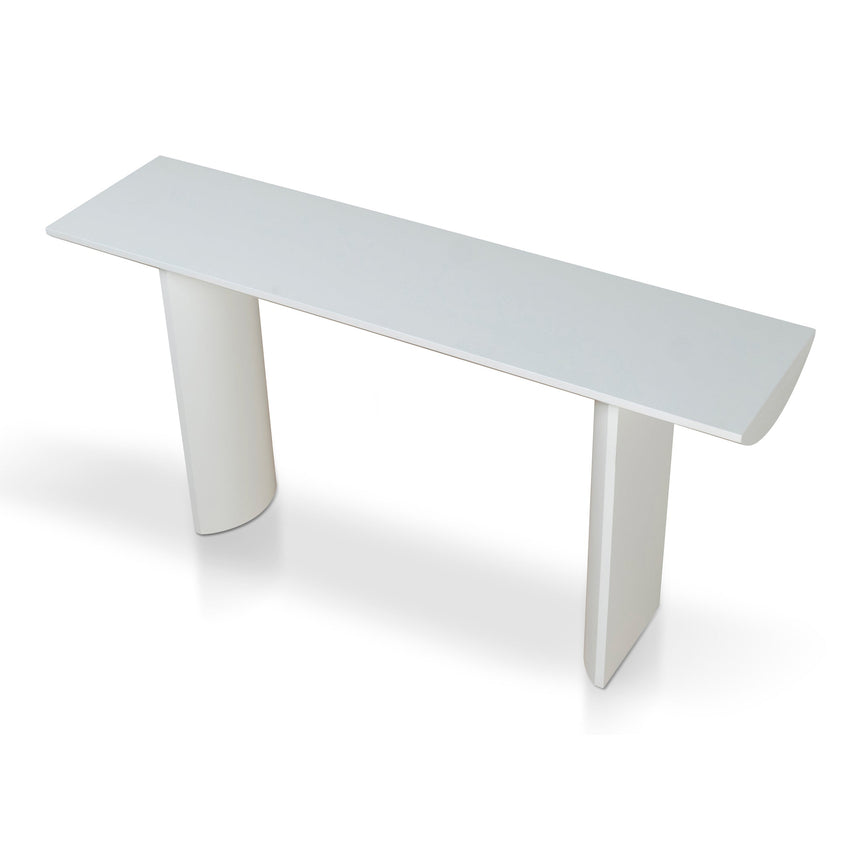 1.6m Console Table - White Oak - View 2