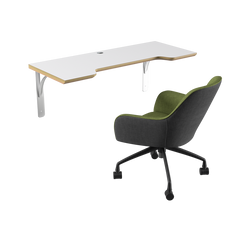 Silent Booth Medium Black by Humble Office