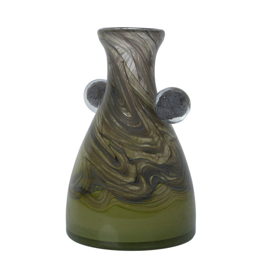 Double-Beaded Vase Style B | Natural | Myka Home