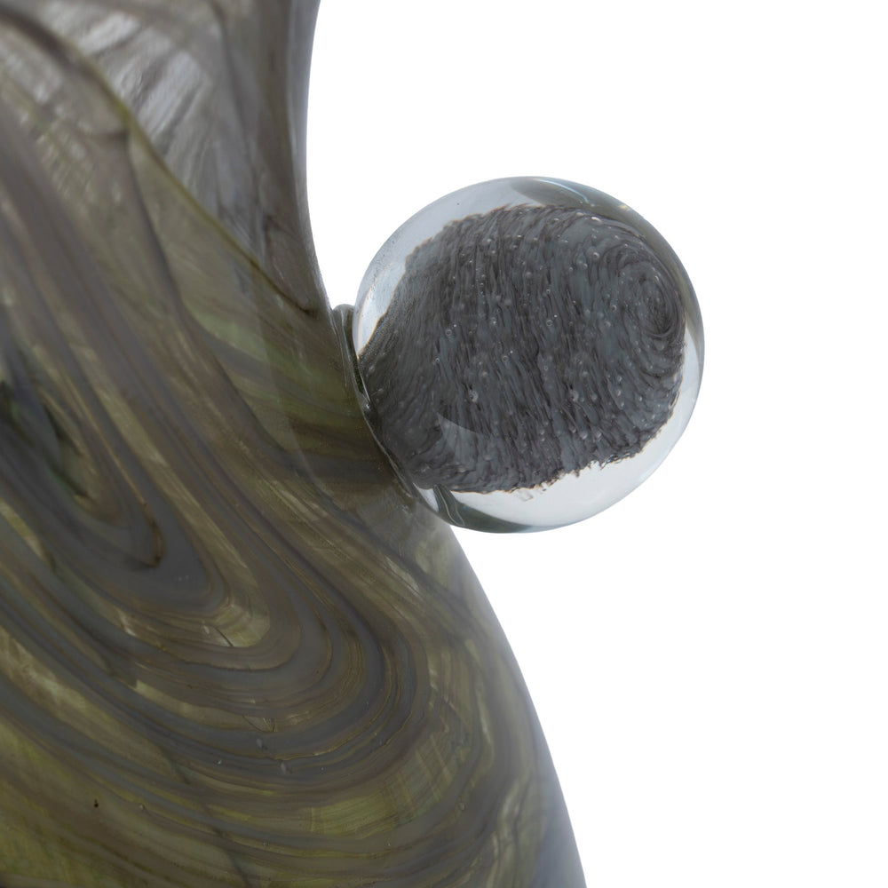 Double-Beaded Vase Style B | Natural | Myka Home - View 4