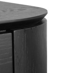 CTV6136-CN 2.4m TV Entertainment Unit - Black Oak