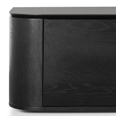 CTV6136-CN 2.4m TV Entertainment Unit - Black Oak