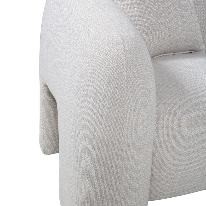 3 Seater Sofa - Beige Linen - View 5