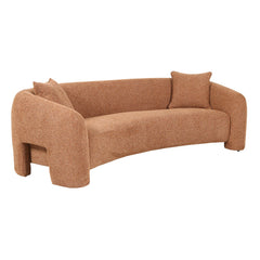 CLC10002-OLS 3 Seater Sofa - Coral Orange