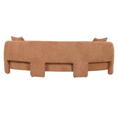 CLC10002-OLS 3 Seater Sofa - Coral Orange