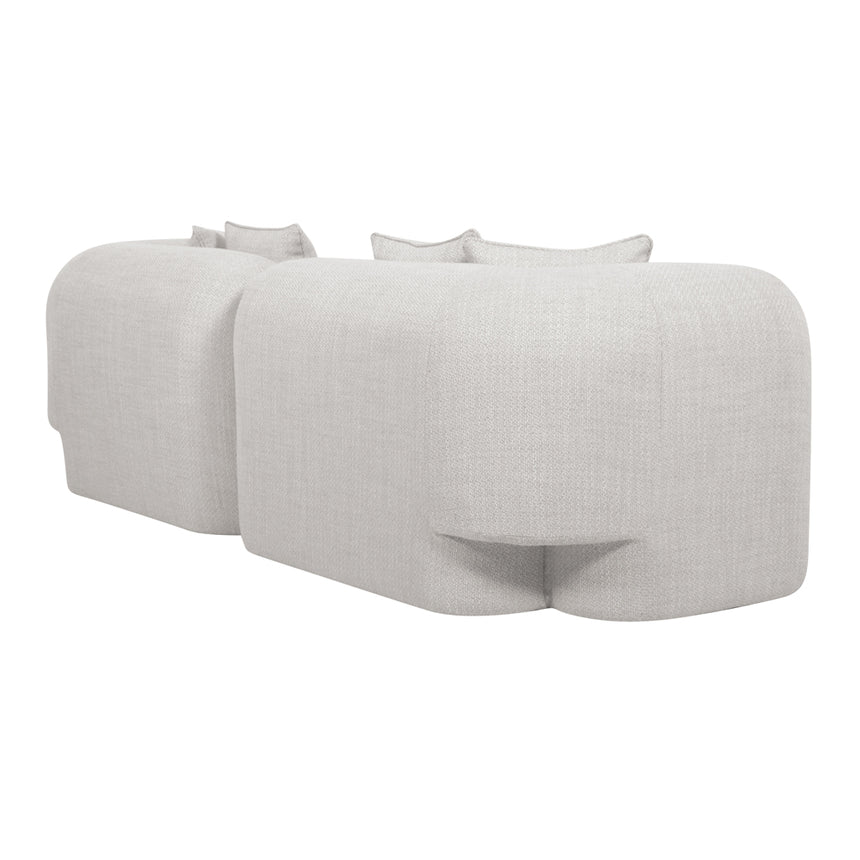 3 Seater Sofa - Beige Linen - View 3