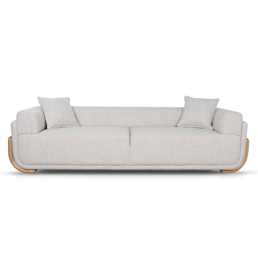 3 Seater Sofa - Beige Linen - View 2