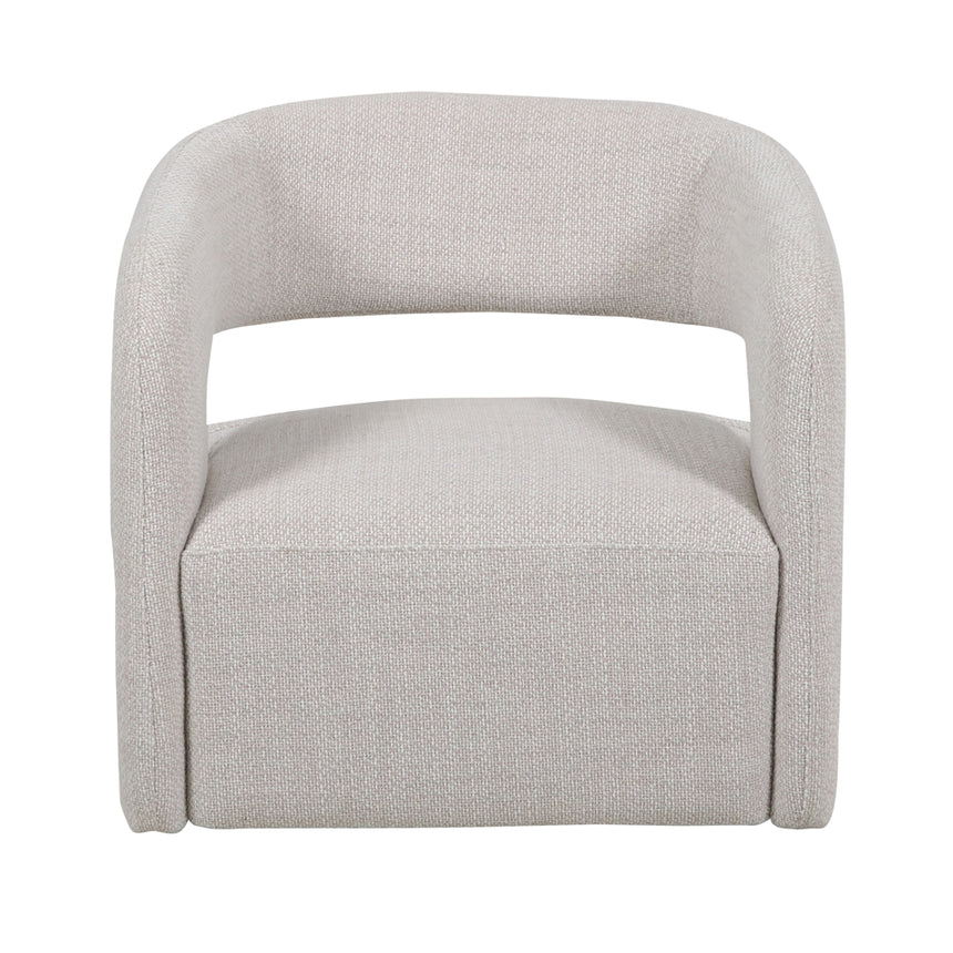Armchair - Beige Linen - View 2