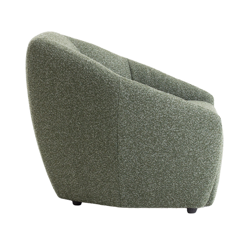 Fabric Armchair - Marsh Green - View 2