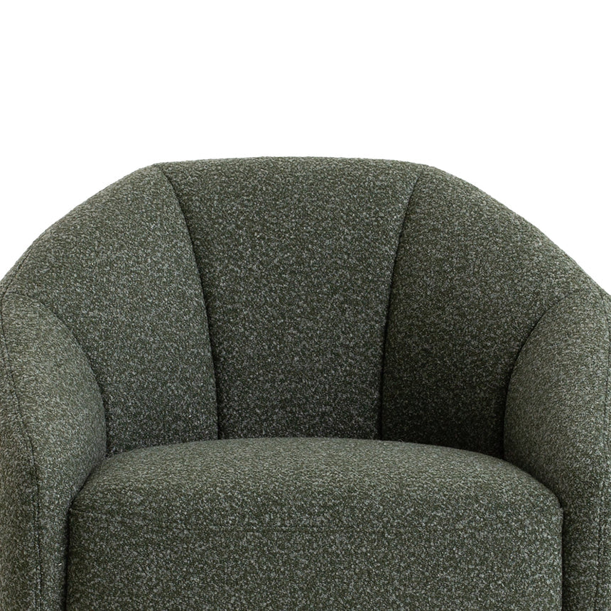 Fabric Armchair - Marsh Green - View 3