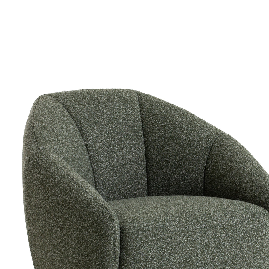 Fabric Armchair - Marsh Green - View 4