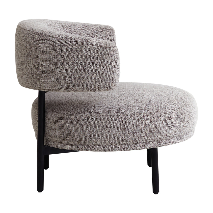 Fabric Armchair - Mountain Grey - View 3