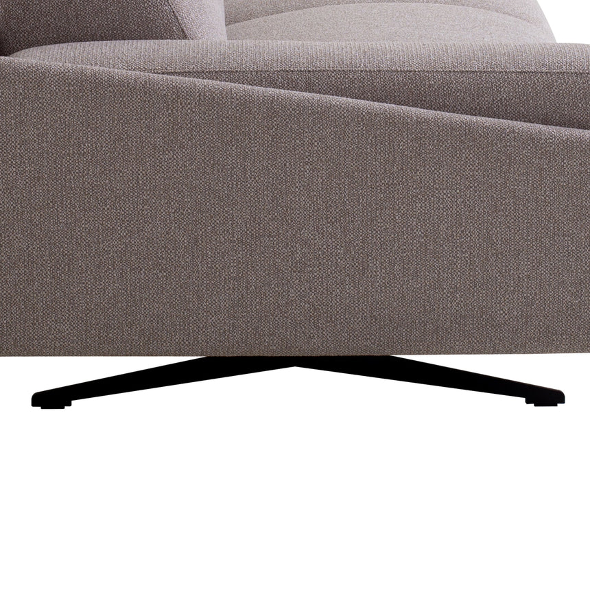 3 Seater Fabric Sofa - Dusty Grey - View 8