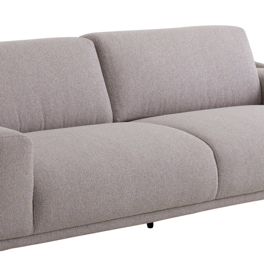 3 Seater Fabric Sofa - Dusty Grey - View 9