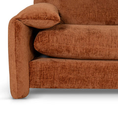 CLC10032-CA 3 Seater Fabric Sofa - Pumpkin