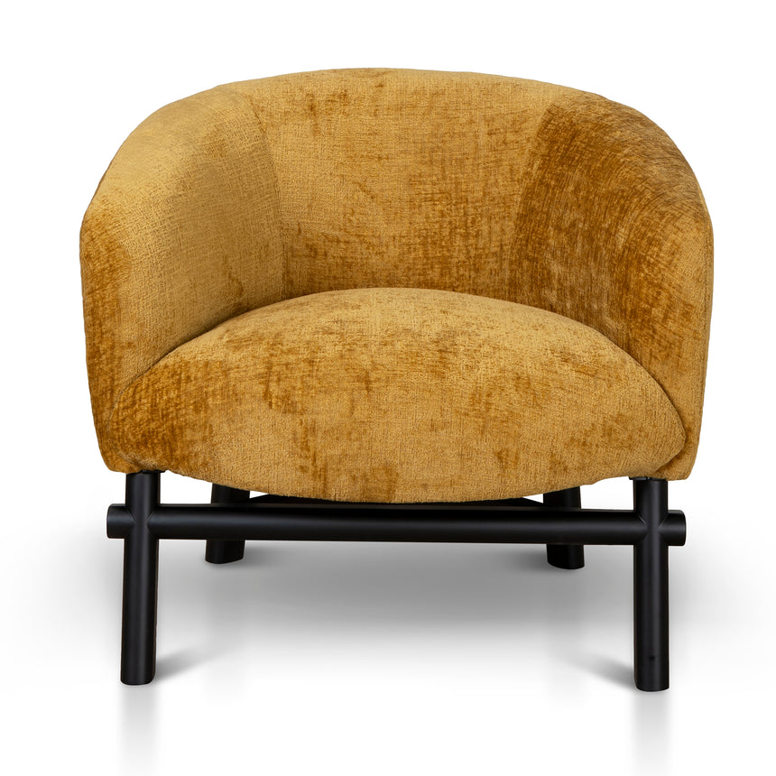 Fabric Armchair - Ochre - View 2