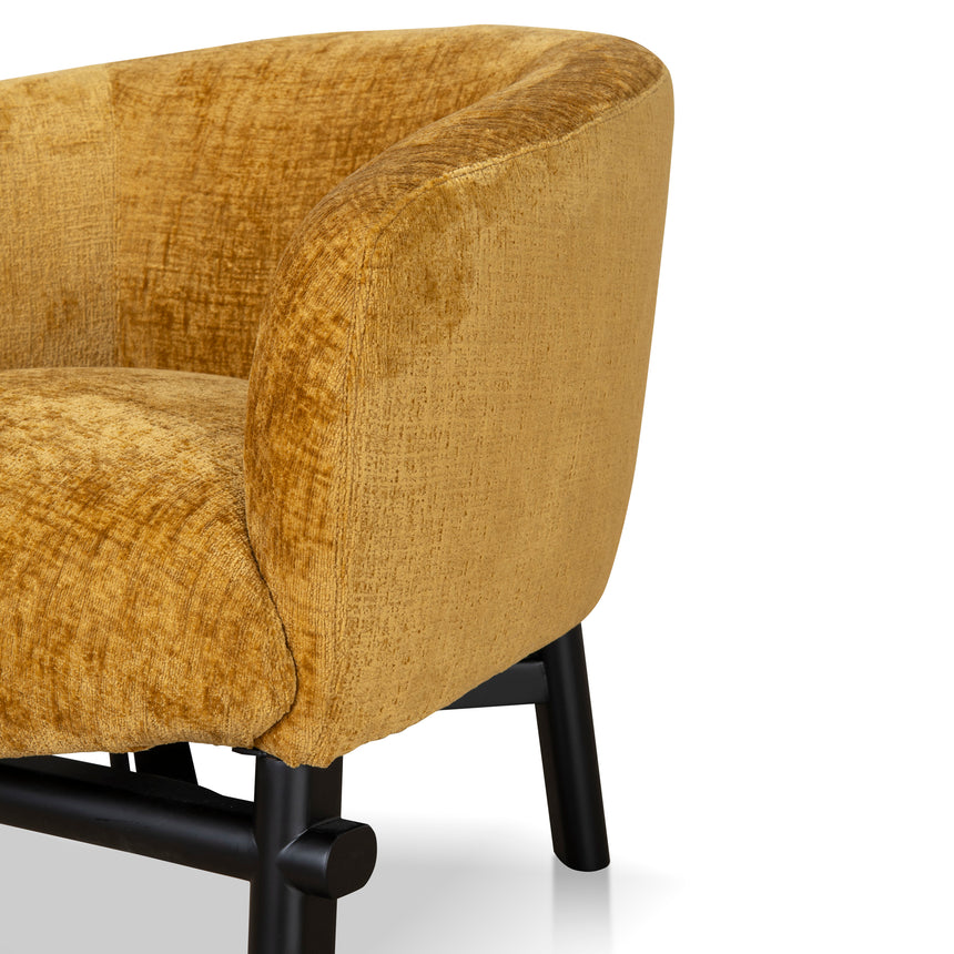 Fabric Armchair - Ochre - View 8